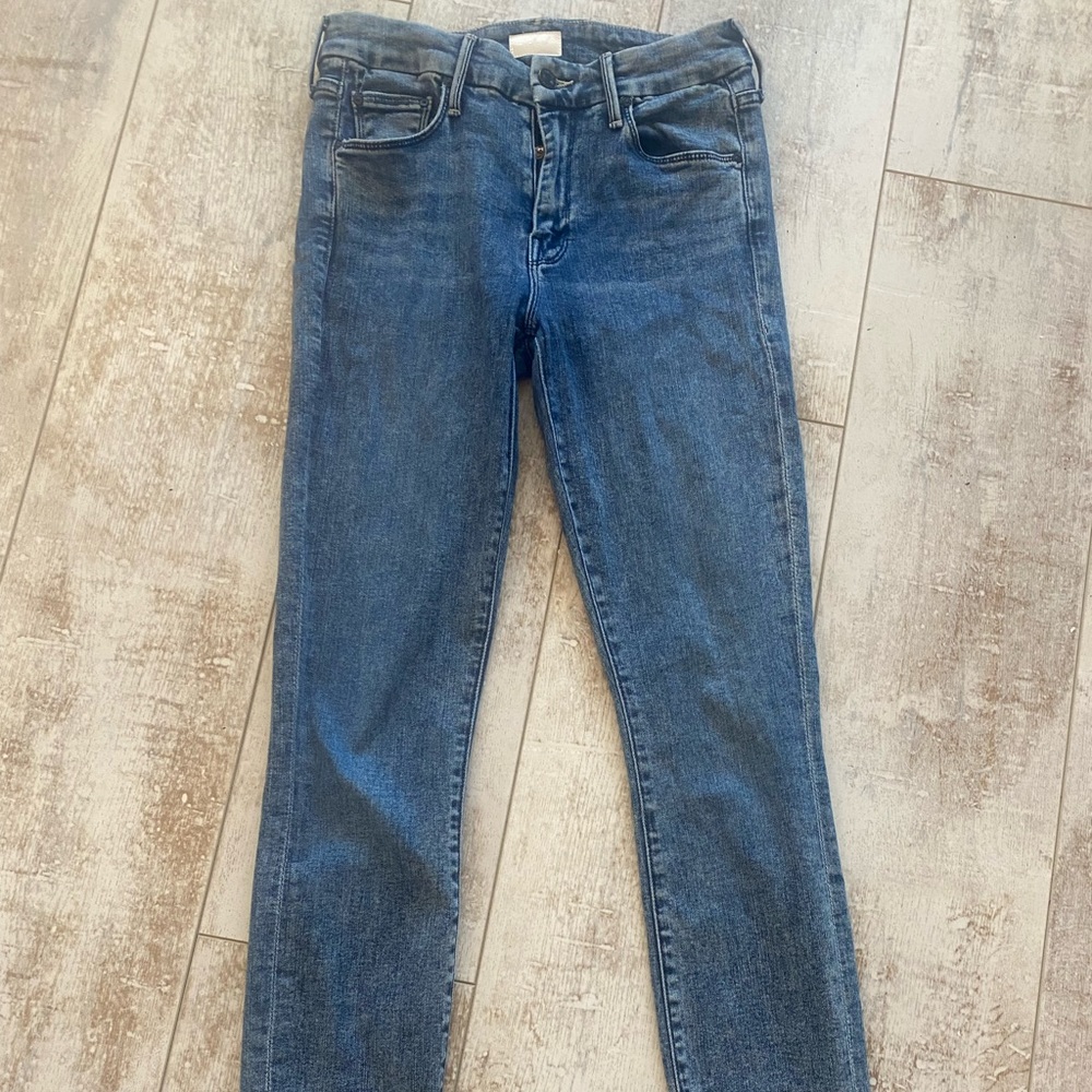 Mother the looker sacred slit jeans 25